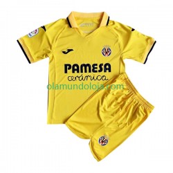Camisola Villarreal CF Criança Equipamento Primeiro 2022-2023 Manga Curta